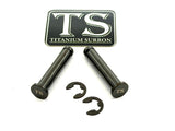 Titanium Foot Peg Pins for Talaria — Grade 5 pins detail