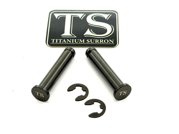 Titanium Foot Peg Pins for Talaria — Grade 5 pins detail