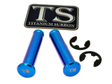 Titanium Foot Peg Pins for Surron, Talaria & E-Ride Pro — size comparison