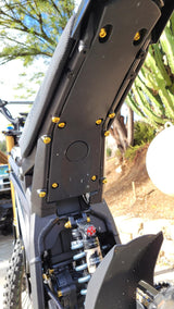 Titanium Full Body Bolt Kit for Altis Sigma — installed on frame