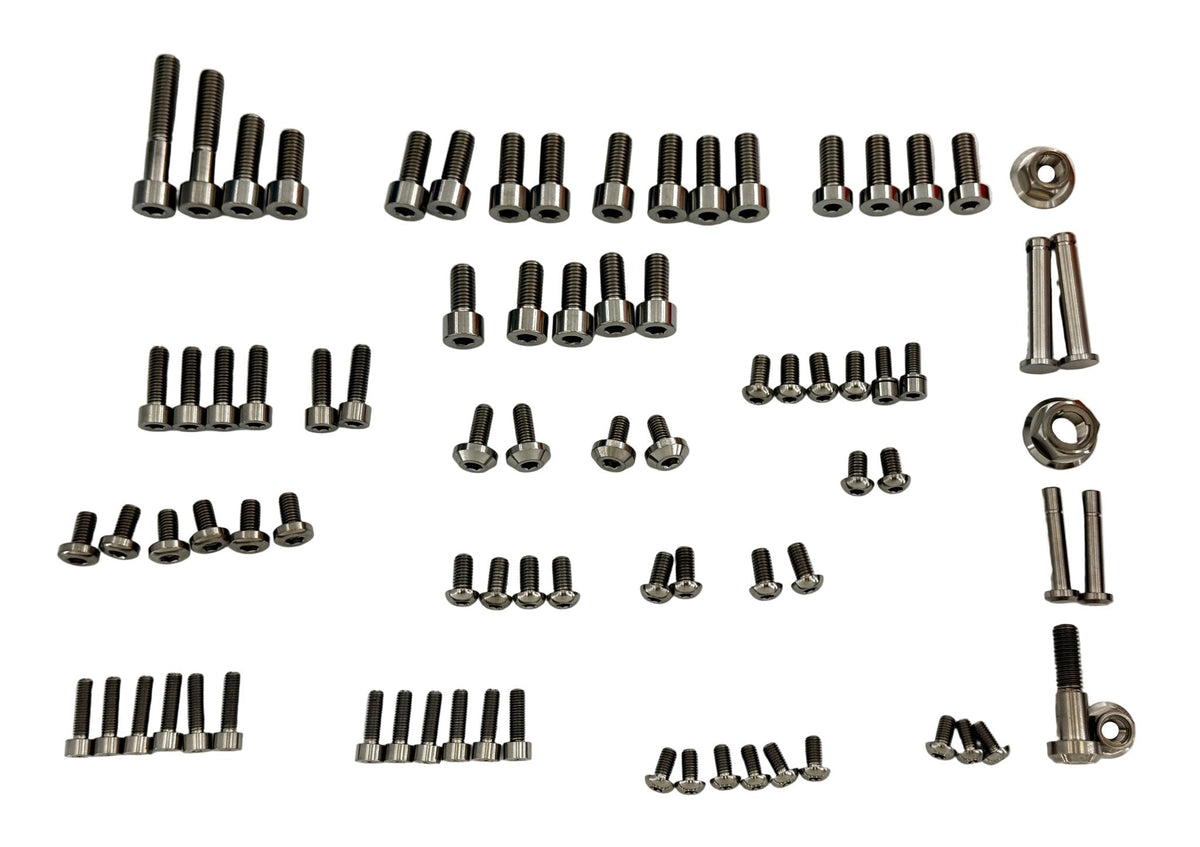 Titanium Full Body Bolt Kit for Rerode R1 — swingarm bolt detail