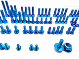 Titanium Full Body Bolt Kit for Rerode R1 — scale reference view