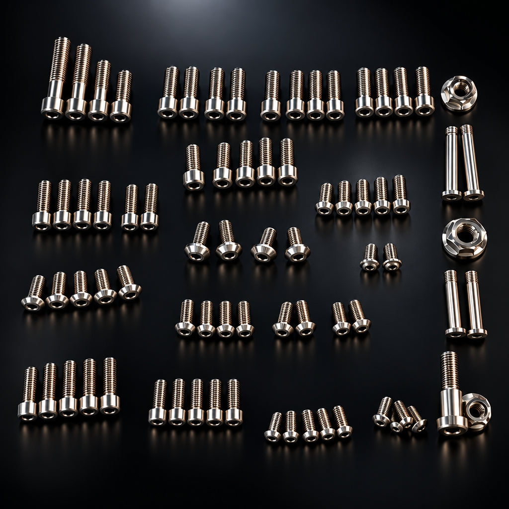 Sur-Ron Ultra Bee Titanium Bolt Kit – Full Body Grade 5 (113/133 pcs)