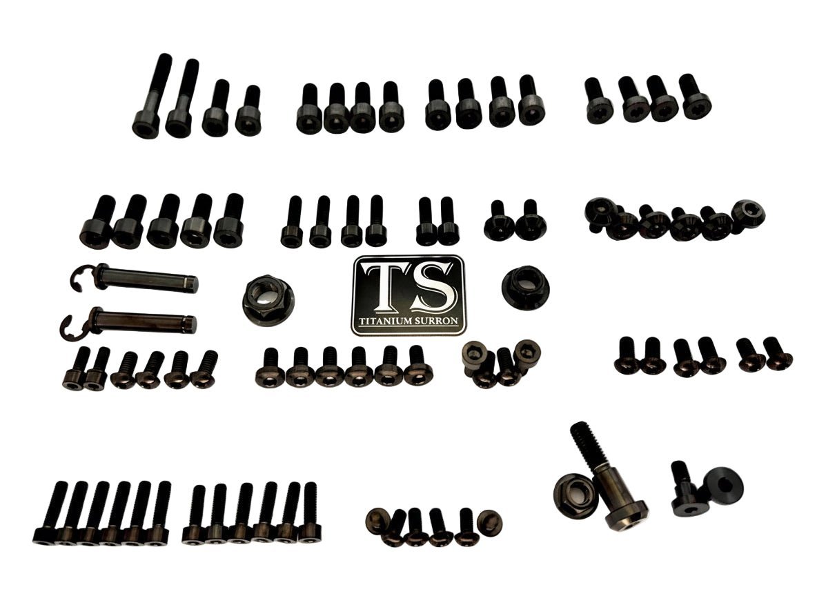 Talaria XXX Titanium Bolt Kit – Full Body Grade 5 (87 pcs)