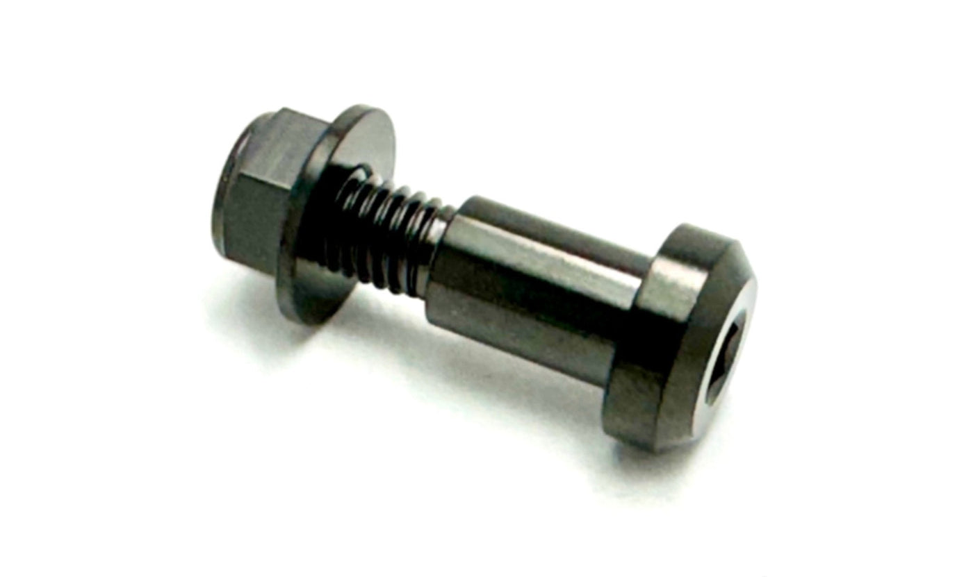 Titanium Kickstand Bolt and Nut for Talaria — lock nut detail