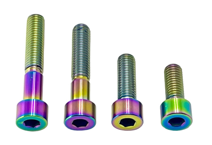 Titanium Motor Mount Bolts for Surron Light Bee X — 4-bolt set