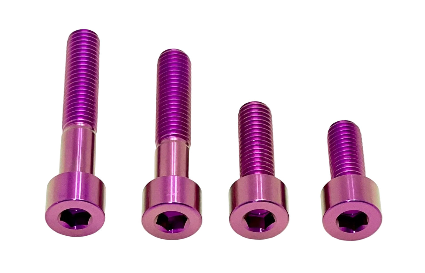 Titanium Motor Bolts for Surron LBX — anodized bolt detail