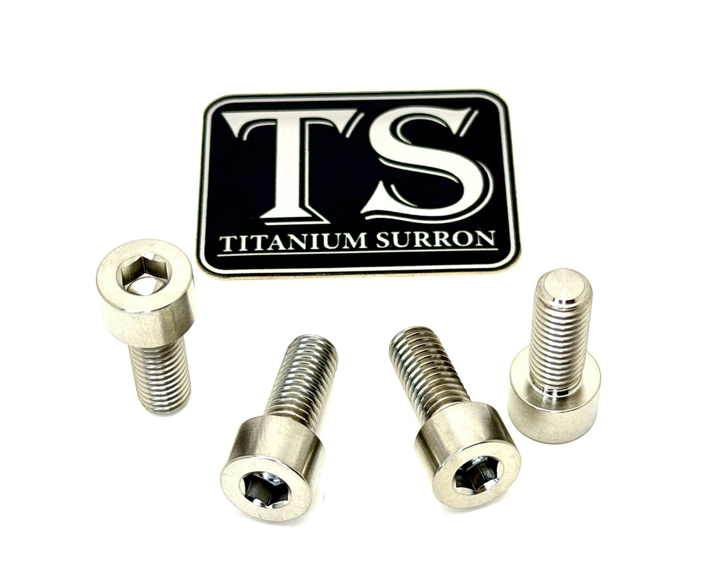 Titanium peg bracket bolts for e-moto — color option
