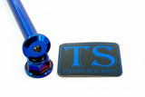 Titanium rear axle and nut for Talaria MX3, MX4 and XXX — Grade 5 set