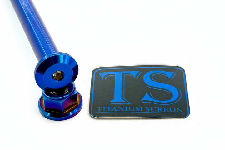 Titanium rear axle and nut for Talaria MX3, MX4 and XXX — Grade 5 set