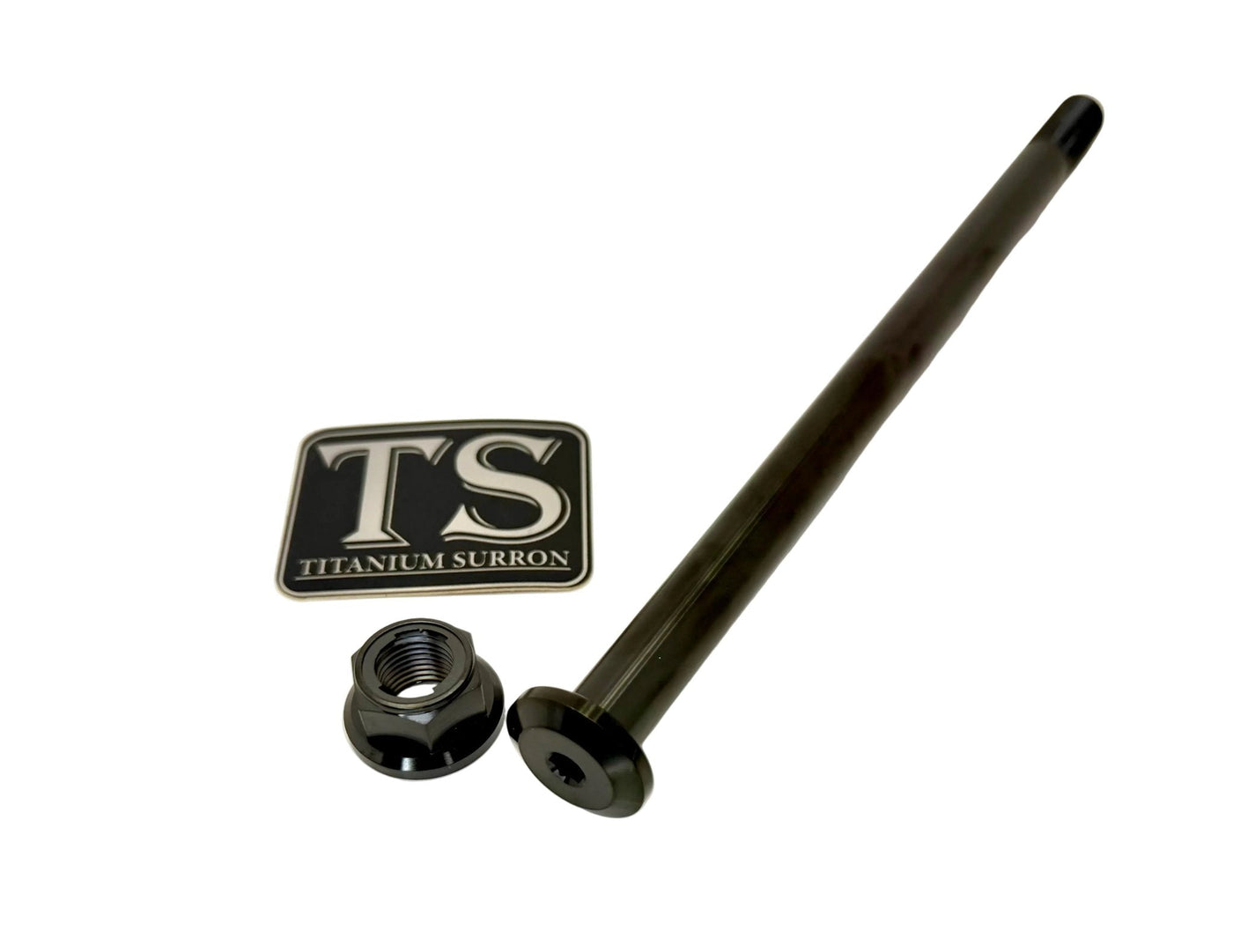 Titanium Rear Axle and Nut - Yozma IN10