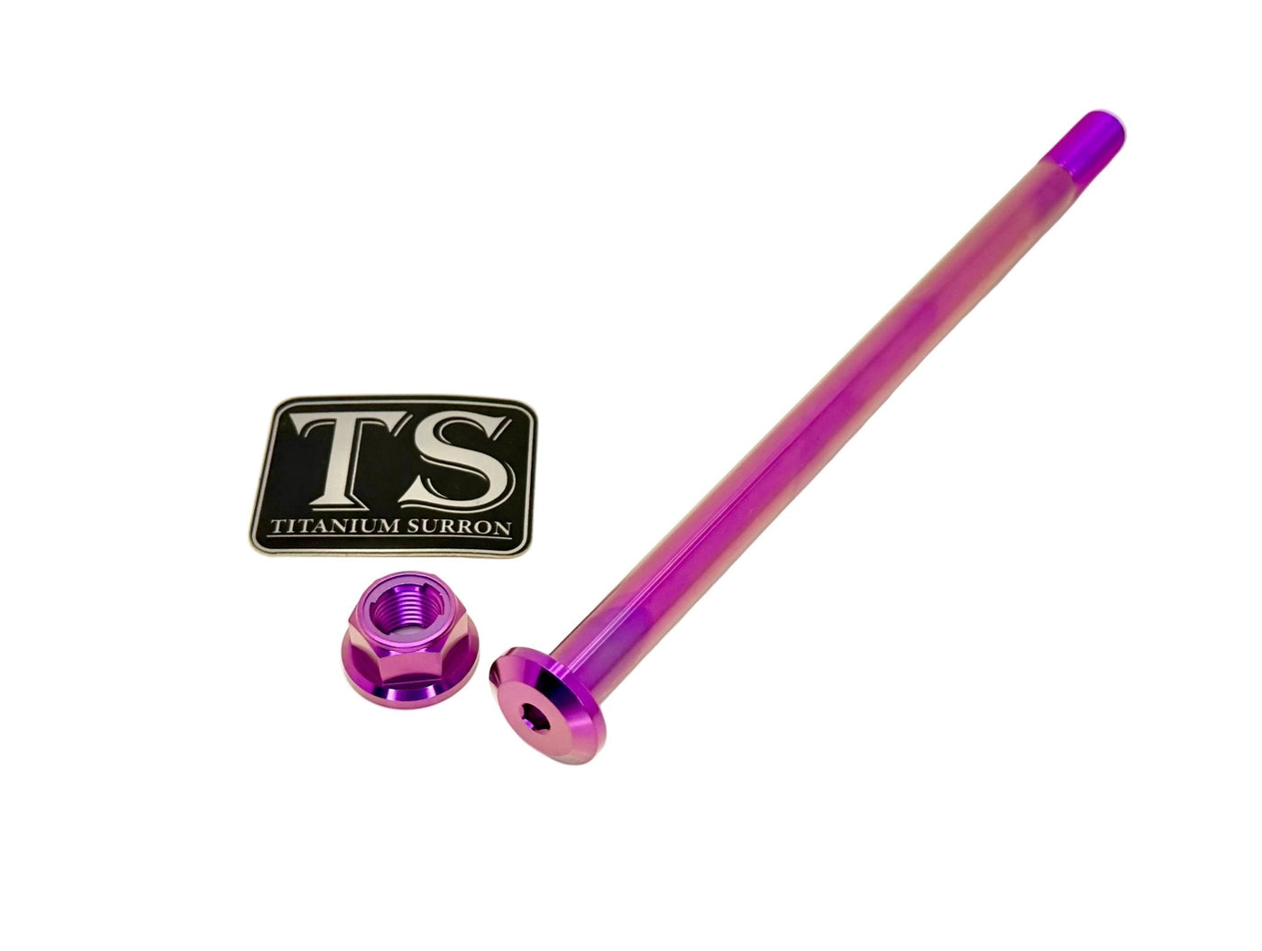 Titanium Rear Axle and Nut - Yozma IN10