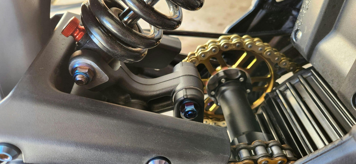 Titanium Rear Suspension/ Linkage  Bolt Kit for E-Ride Pro (8 pcs)