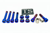 Titanium Rear Linkage Bolt Kit — Surron LBX & Segway