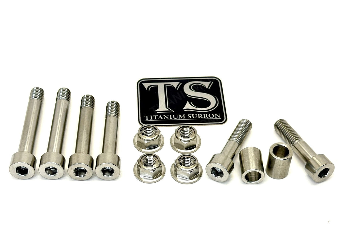 Titanium Rear Linkage Bolt Kit — Surron LBX & Segway