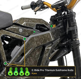 Titanium Seat/ Subframe Bolts for E-moto