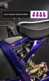 Titanium Seat/ Subframe Bolts for E-moto