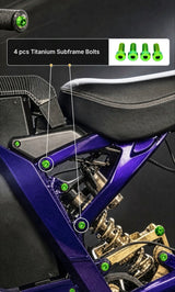 Titanium Seat/ Subframe Bolts for E-moto