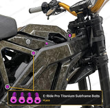Titanium Seat/ Subframe Bolts for E-moto