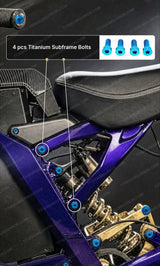 Titanium Seat/ Subframe Bolts for E-moto