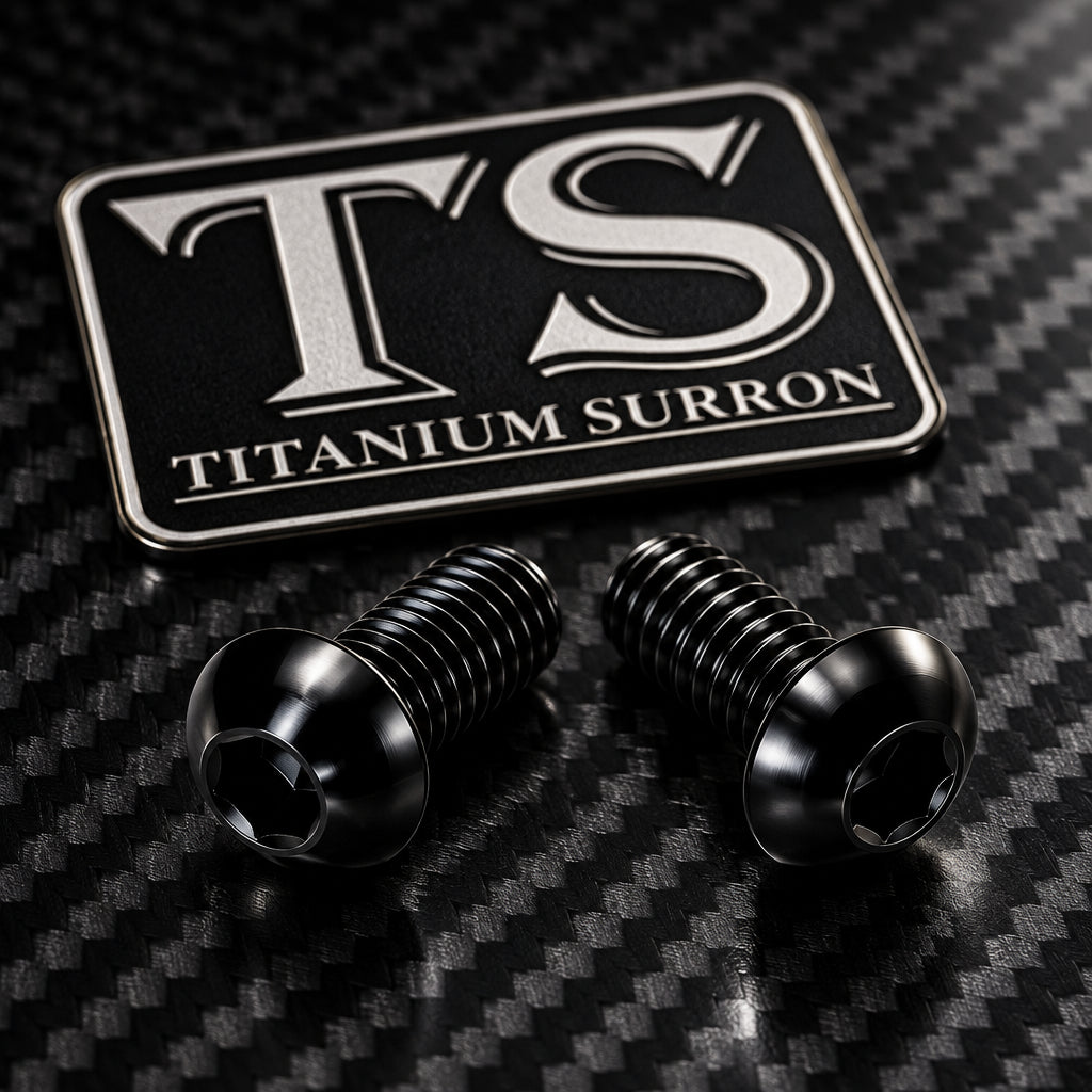 Titanium Surron LBX M6 Ignition Cover Bolts