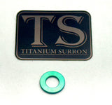 Titanium washers for e-moto — size detail