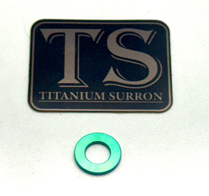 Titanium washers for e-moto — size detail