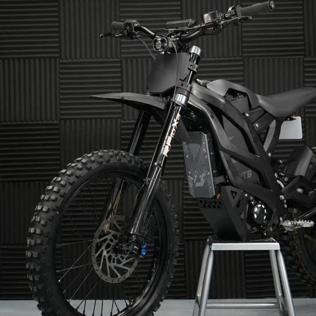 Ventus One Plus electric dirt bike — cockpit and dash detail