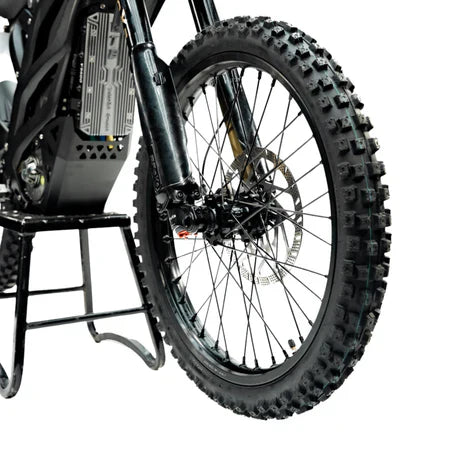 Ventus One Plus electric dirt bike — front three-quarter view