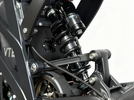 Ventus One Plus electric dirt bike — motor and drivetrain detail