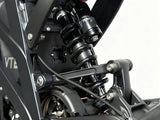Ventus One Plus electric dirt bike — motor and drivetrain detail