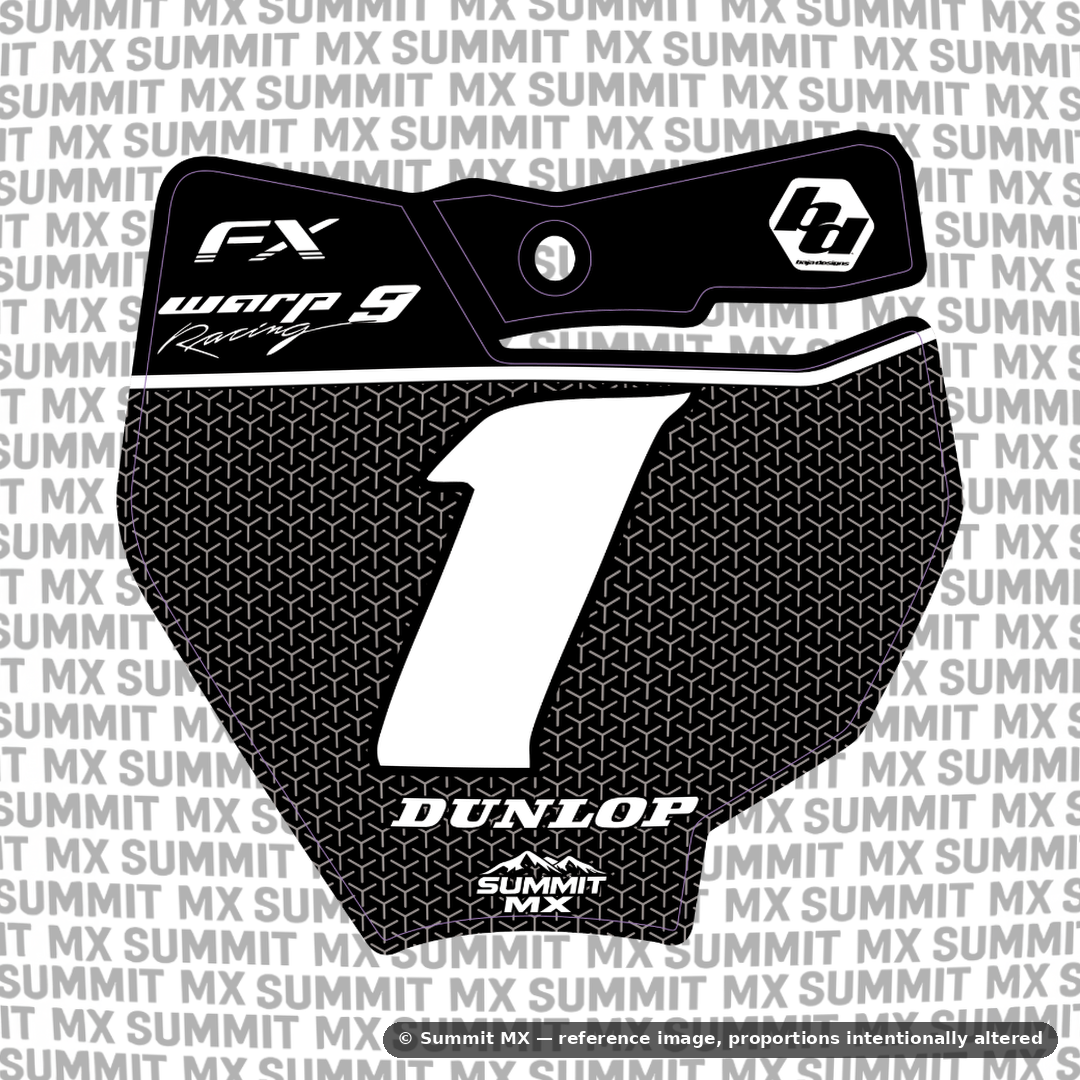 Vertex Decal for KTM 65 Number Plate