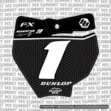 Vertex Decal for KTM 65 Number Plate