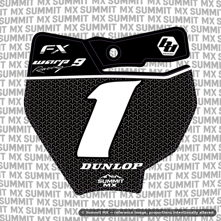 Vertex Decal for KTM 65 Number Plate