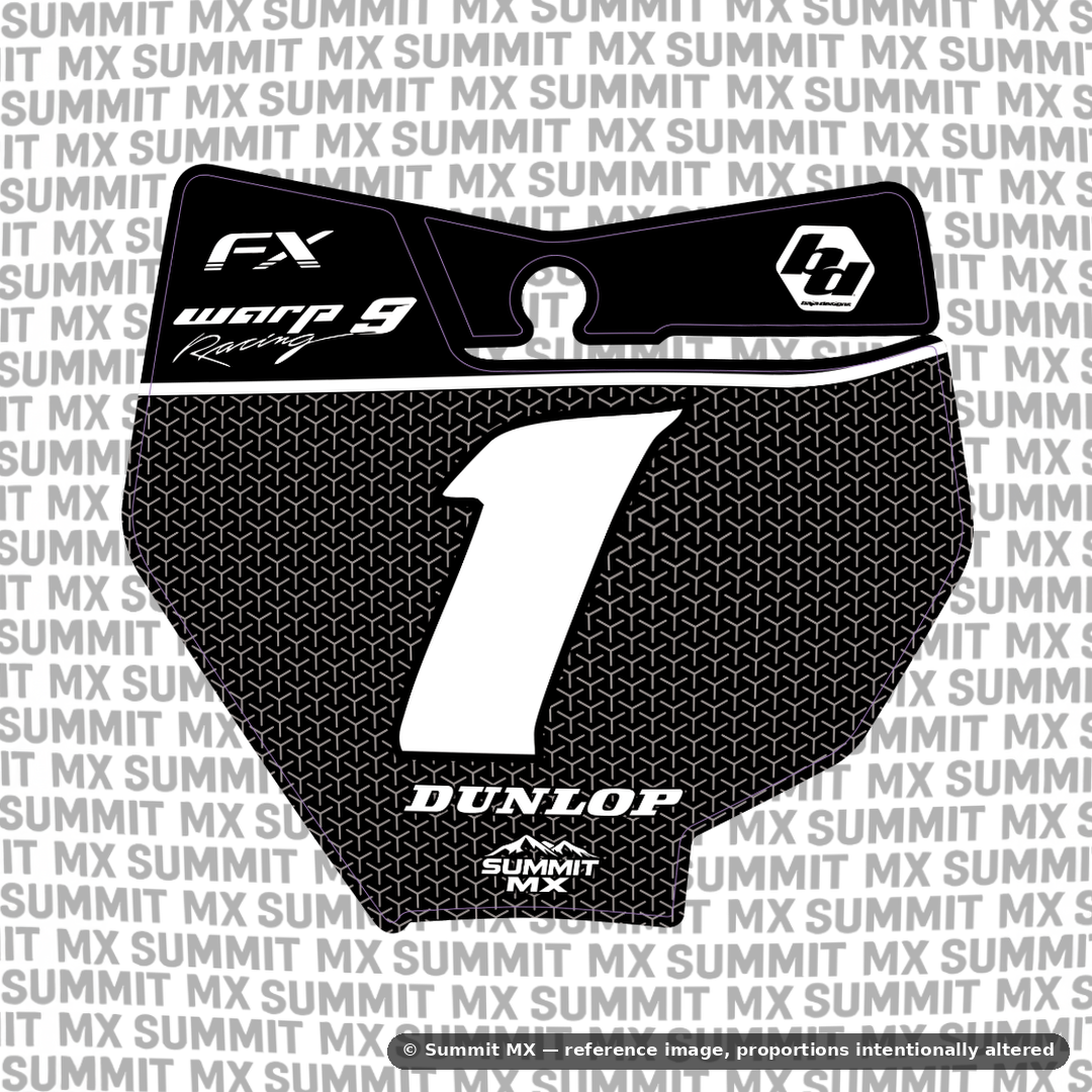 Vertex Decal for KTM 85 Number Plate