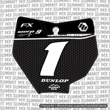 Vertex Decal for KTM 85 Number Plate