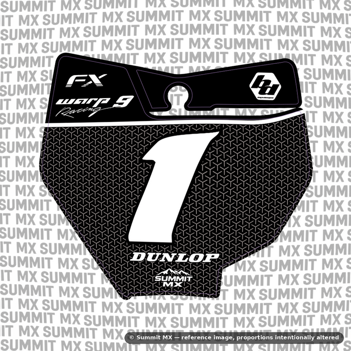 Vertex Decal for KTM 85 Number Plate
