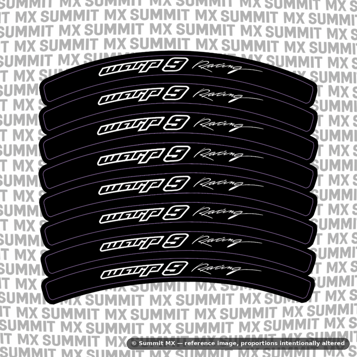 Warp 9 Rim Decals