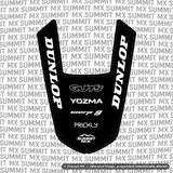Yozma IN10 Rear Fender Decal — Outline style