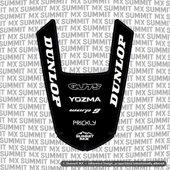 Yozma IN10 Rear Fender Decal — Outline style