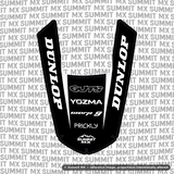 Yozma IN10 Rear Fender Decal — Stripe style